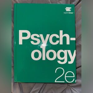 Open Stax Psychology 2e Hardcover Textbook
